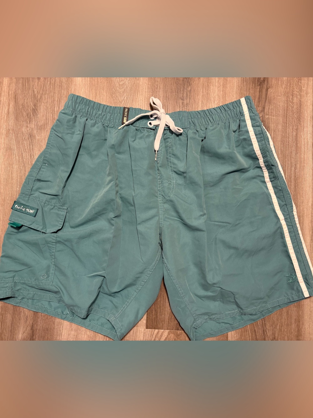 Man's Pacific Surf By Exist - Swiming Short - Green - Size 2XL.